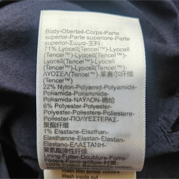 Scotch & Soda Voluminous Sleeved Minidress in‎ Night Blue Size Medium - Picture 12 of 13